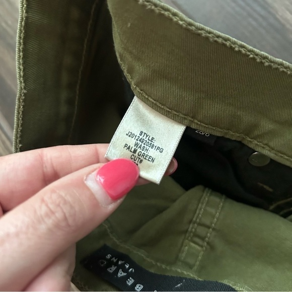 Veronica Beard Lynne Cargo High Rise Pants in Palm Green Sz 28 - Picture 12 of 12